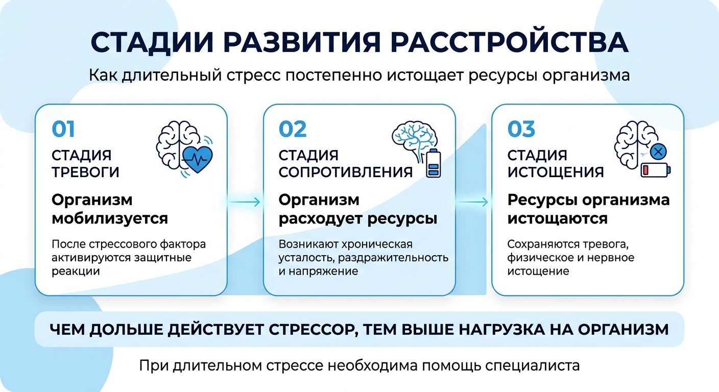 Лечение стресса в Мысках инфографика